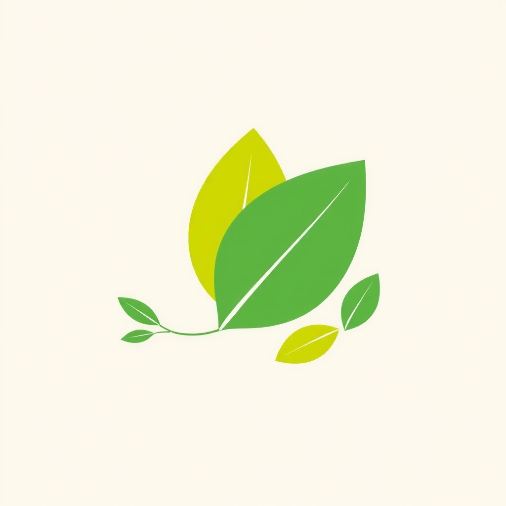 Abstract icon representing natural purity