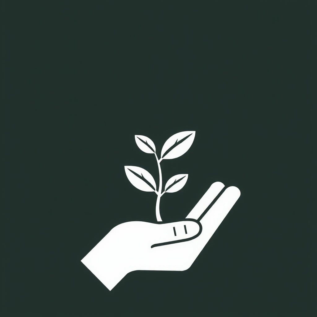 Icon representing sustainable sourcing