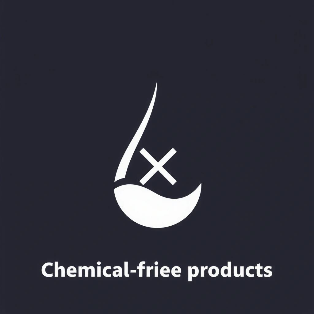 Icon representing chemical-free products