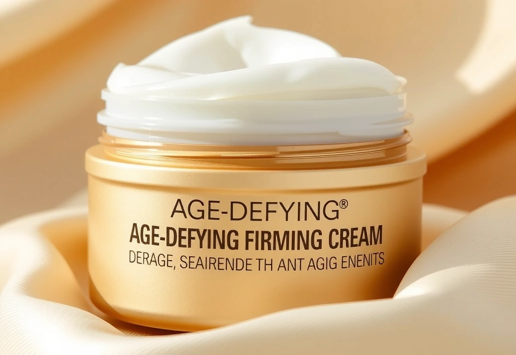 Age-Defying Firming Cream in a luxurious container